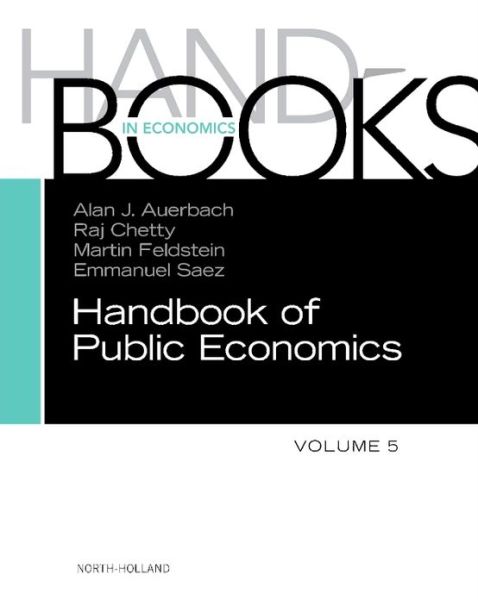 Cover for Alan Auerbach · Handbook of Public Economics - Handbook of Public Economics (Hardcover Book) (2013)