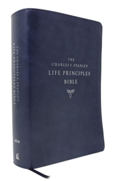 Cover for Thomas Thomas Nelson · NIV, Charles F. Stanley Life Principles Bible, 2nd Edition, Leathersoft, Blue, Comfort Print (Bok) (2020)