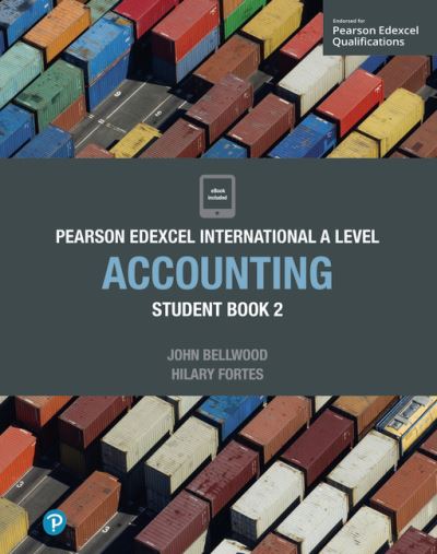 Cover for John Bellwood · Pearson Edexcel International A Level Accounting Student Book - Edexcel International A Level (Book) (2020)