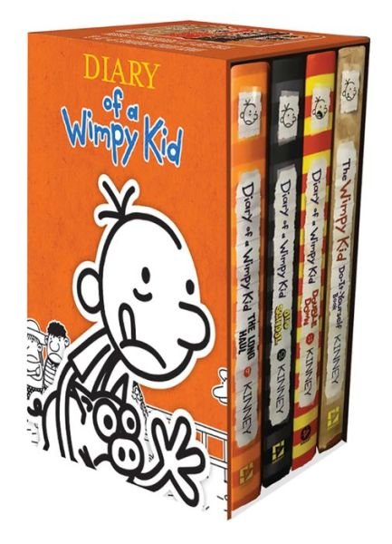 Cover for Jeff Kinney · Diary of a Wimpy Kid Box of Books (9-11 plus DIY) (Innbunden bok) (2017)