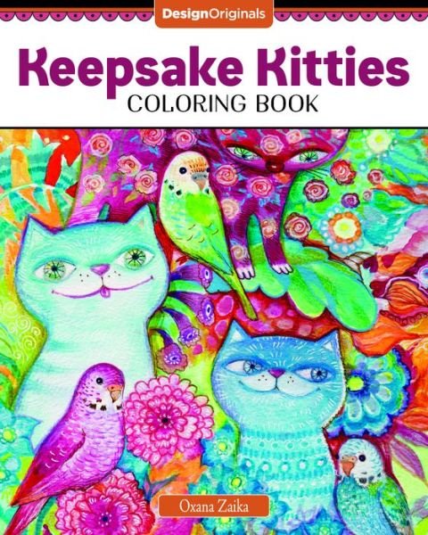 Cover for Oxana Zaika · Keepsake Kitties Coloring Book (Pocketbok) (2020)