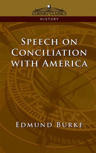 Cover for Edmund Burke · Speech on Conciliation with America (Pocketbok) (2005)