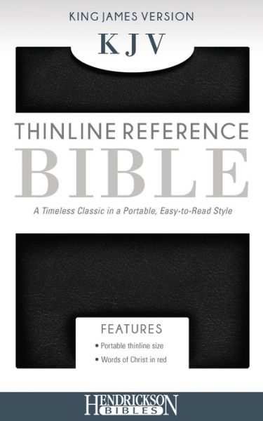 Cover for Hendrickson Bibles · KJV Thinline Bible (Leather Book) [Imitation Leather, Black edition] (2017)