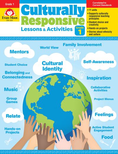 Cover for Evan-Moor Corporation · Culturally Responsive Lessons and Activities, Grade 1 Teacher Resource (Book) (2023)