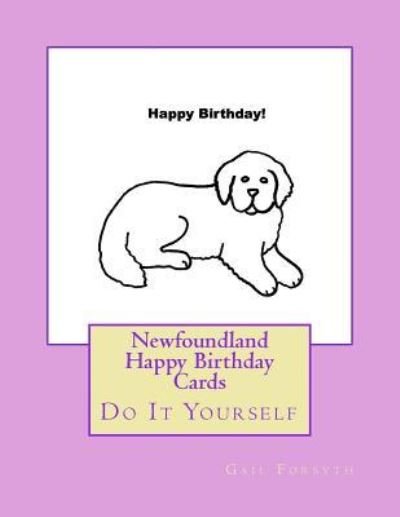 Cover for Gail Forsyth · Newfoundland Happy Birthday Cards (Pocketbok) (2018)