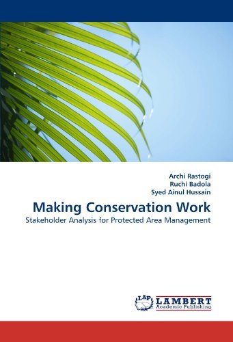 Making Conservation Work: Stakeholder Analysis for Protected Area Management - Syed Ainul Hussain - Books - LAP LAMBERT Academic Publishing - 9783844325591 - April 29, 2011
