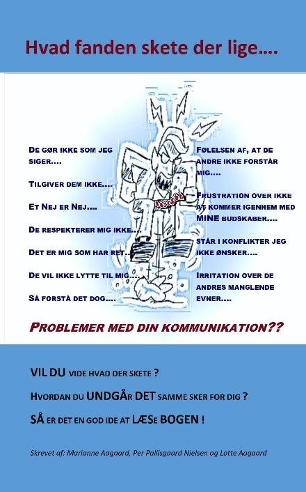 Cover for Marianne Aagaard &amp; Per Pallisgaard Nielsen samt Lotte Aagaard · Hvad fanden skete der lige.... (Pocketbok) (2017)
