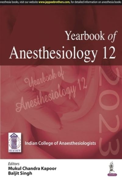 Cover for Mukul Chandra Kapoor · Yearbook of Anesthesiology - 12 (Paperback Book) (2022)