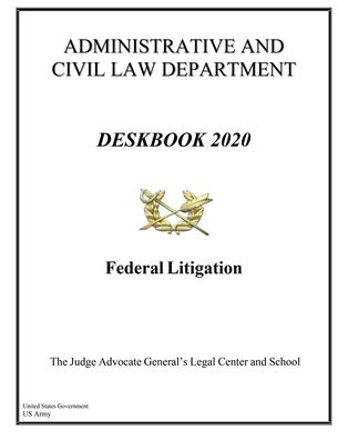 Cover for United States Government Us Army · Deskbook 2020 (Paperback Book) (2020)