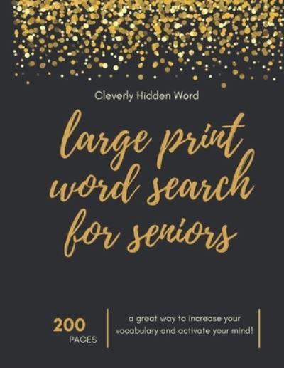 Cover for Marion Cotillard · Large Print Word Search for Seniors (Paperback Book) (2020)