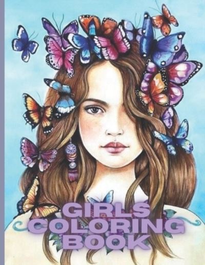 Cover for For You · Girls coloring book (Paperback Book) (2021)