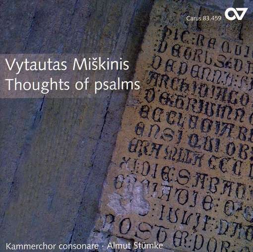 Cover for Miskinis / Kammerchor Consonare / Stumke · Thoughts of Psalms: Contemporary Choral Lithuania (CD) (2010)