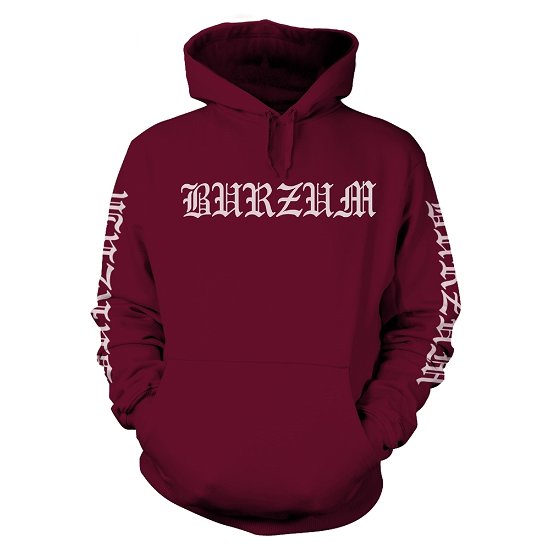 Cover for Burzum · Filosofem Logo 2018 (Maroon) (Hoodie) [size L] (2023)