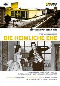 Die Heimliche Ehe - Cimarosa / Greindl / Otto / Johnson / Mcdaniel - Film - ARTHAUS - 0807280162592 - 29. mai 2012
