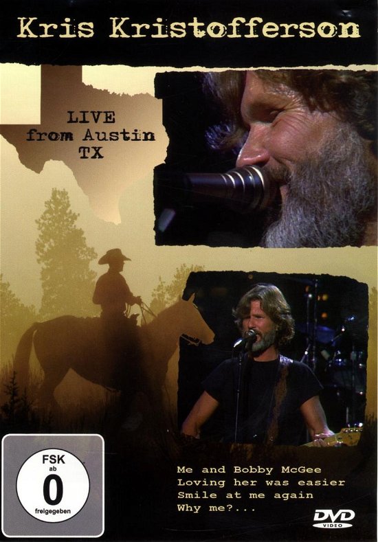 Cover for Kris Kristofferson · Live from Austin Tx (DVD) (2009)
