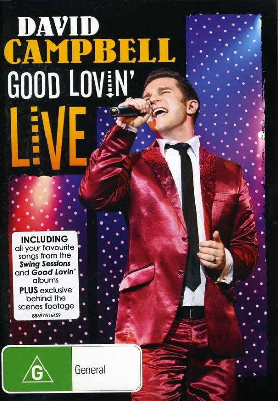 Cover for David Campbell · David Campbell-good Lovin Live (DVD) (2016)