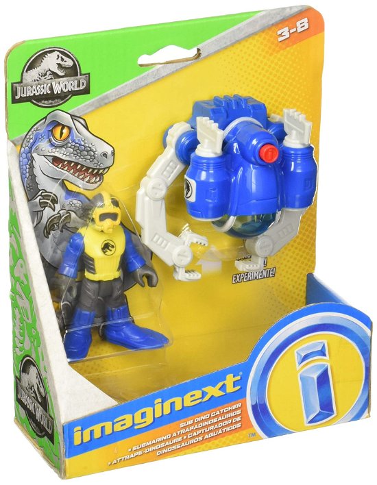 Imaginext Jurassic World Sub Dino Catcher - Imaginext Jurassic World Sub Dino Catcher - Merchandise - Mattel - 0887961584592 - 