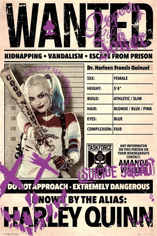 Cover for Dc Comics: Suicide Squad · Dc Comics: Suicide Squad - Harley Wanted (Poster Maxi 61x91,5 Cm) (MERCH)