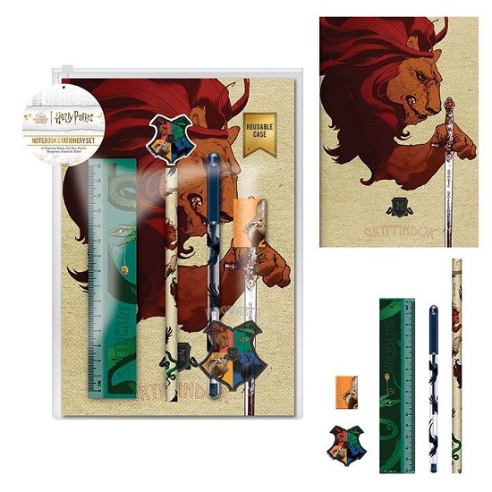 Harry Potter: Intricate Houses Exercise Book Stationery Set (Set Cancelleria) - Pyramid International - Merchandise -  - 5051265738592 - 