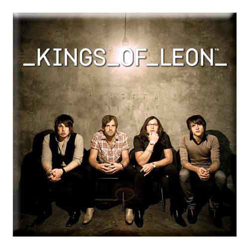 Kings of Leon Fridge Magnet: Band Photo - Kings of Leon - Mercancía - Unlicensed - 5055295306592 - 16 de octubre de 2014