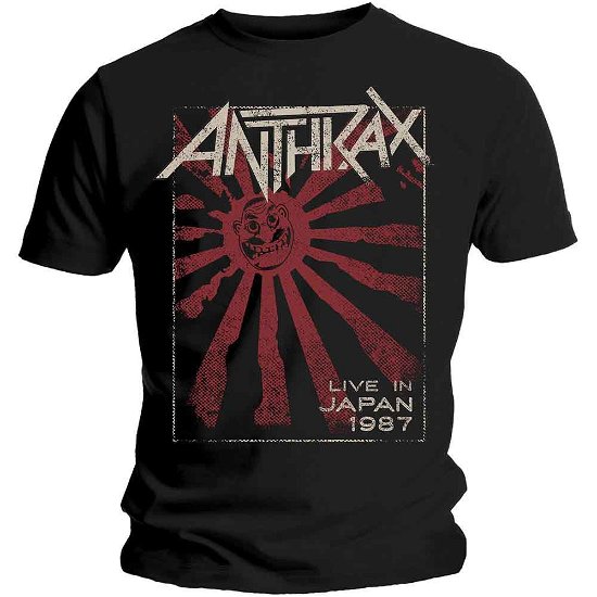 Anthrax Unisex T-Shirt: Live in Japan - Anthrax - Merchandise - Global - Apparel - 5055979921592 - 
