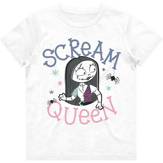 Cover for Disney · Disney Kids Girls T-Shirt: The Nightmare Before Christmas Scream Queen (5-6 Years) (T-shirt) [size 5-6yrs]