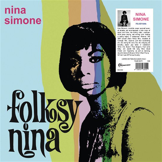 Cover for Nina Simone · Folksy Nina (Clear) (LP) (2022)