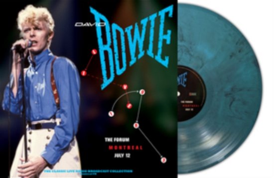Cover for David Bowie · Live At The Forum Montreal 1983 (Turquoise Marble Vinyl) (LP) (2022)
