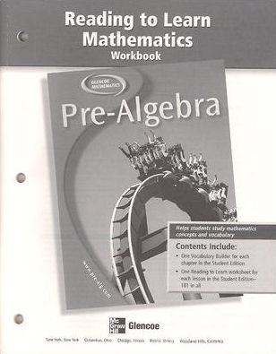 Cover for Mcgraw-hill · Pre-algebra, Reading to Learn Mathematics Workbook (Paperback Book) (2003)