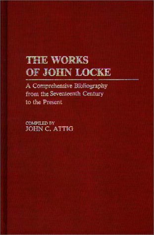 Cover for John Attig · The Works of John Locke: A Comprehensive Bibliography from the Seventeenth Century to the Present - Bibliographies and Indexes in Philosophy (Hardcover Book) (1985)