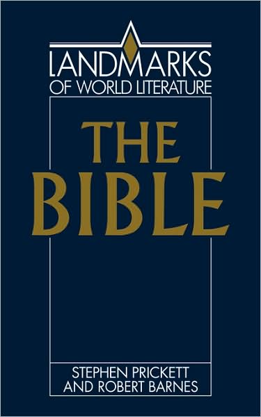 Cover for Stephen Prickett · The Bible - Landmarks of World Literature (Paperback Book) (1991)