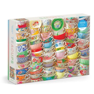 Cover for Galison · Teacups 1000 Piece Puzzle (SPEL) (2024)