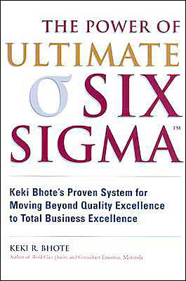 Cover for Keki R. Bhote · The Power of Ultimate Six Sigma (Innbunden bok) (2003)