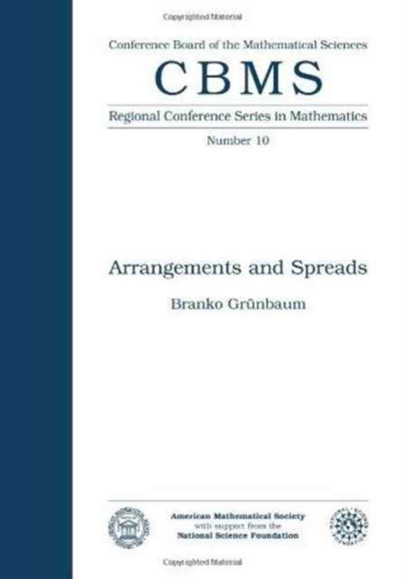 Cover for Branko Grunbaum · Arrangements and Spreads - CBMS Regional Conference Series in Mathematics (Paperback Book) (1972)