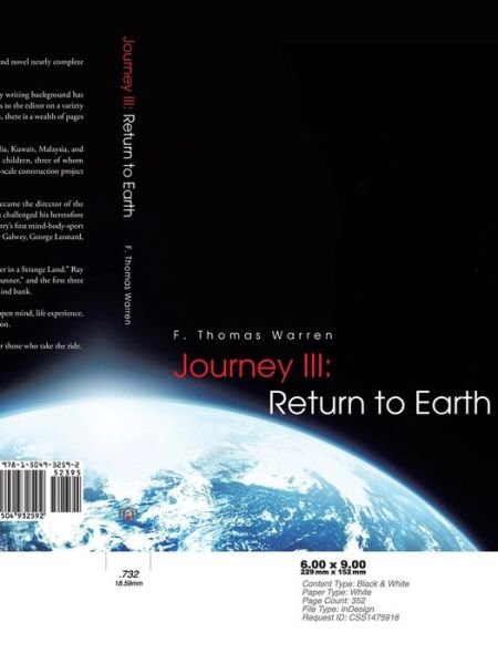 Cover for F Thomas Warren · Journey Iii: Return to Earth (Taschenbuch) (2015)