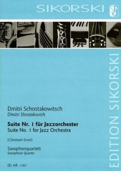 Cover for Dmitri Shostakovich · Suite No. 1 for Jazz Orchestra (Paperback Book) (2019)
