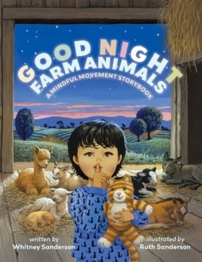 Cover for Whitney Sanderson · Good Night, Farm Animals: A Mindful Movement Storybook (Kartongbok) (2024)