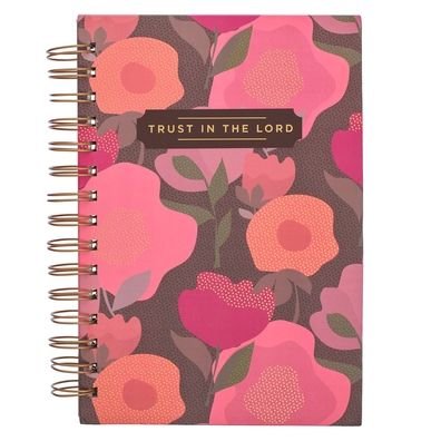 Cover for Christian Art Gifts Inc · Journal Wirebound Coral Floral (Hardcover Book) (2020)