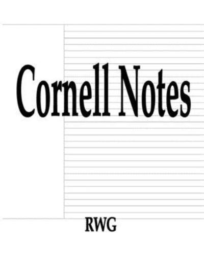 Cover for Rwg · Cornell Notes (Paperback Bog) (2019)
