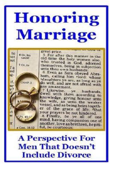 Cover for J Morlock · Honoring Marriage (Paperback Book) (2018)