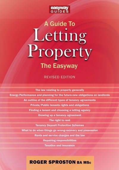 Cover for Roger Sproston · A Guide to Letting Property: The Easyway (Paperback Book) (2022)