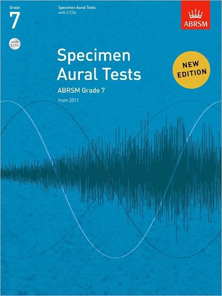 Cover for Abrsm · Specimen Aural Tests, Grade 7 with audio: new edition from 2011 - Specimen Aural Tests (ABRSM) (Sheet music) [New edition] (2010)