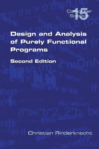 Cover for Christian Rinderknecht · Design and Analysis of Purely Functional Programs (Pocketbok) (2012)