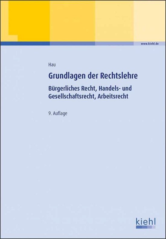 Cover for Hau · Grundlagen der Rechtslehre (Book)
