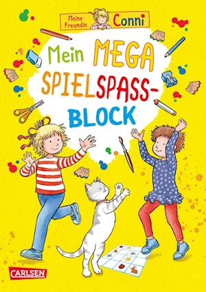 Conni Gelbe Reihe (Beschäftigungsbuch): Mein Mega-Spielspaß-Block - Hanna Sörensen - Kirjat - Carlsen - 9783551189592 - keskiviikko 29. kesäkuuta 2022