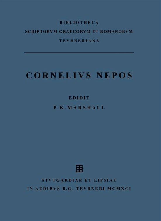 Cover for Nepos · Vitae cum fragmentis (Bog) (1991)