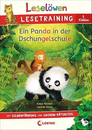 Cover for Katja Richert · Leselöwen Lesetraining 1. Klasse - Ein Panda in der Dschungelschule (Taschenbuch) (2022)