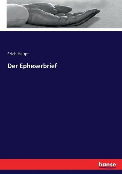 Cover for Haupt · Der Epheserbrief (Bok) (2017)