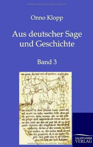 Cover for Onno Klopp · Aus deutscher Sage und Geschichte (Paperback Book) [German edition] (2011)