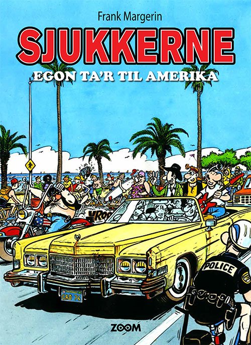 Cover for Frank Margerin · Sjukkerne: Sjukkerne: Egon ta'r til Amerika (Sewn Spine Book) [1. Painos] (2024)